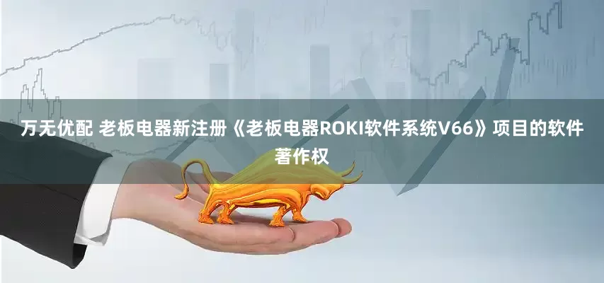 万无优配 老板电器新注册《老板电器ROKI软件系统V66》项目的软件著作权