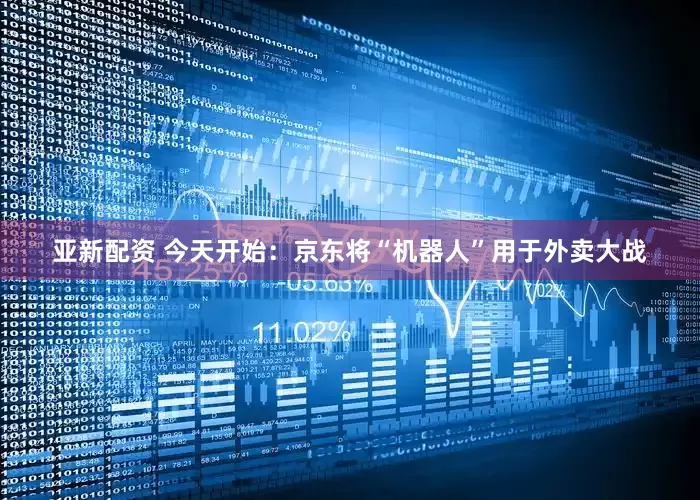 亚新配资 今天开始：京东将“机器人”用于外卖大战