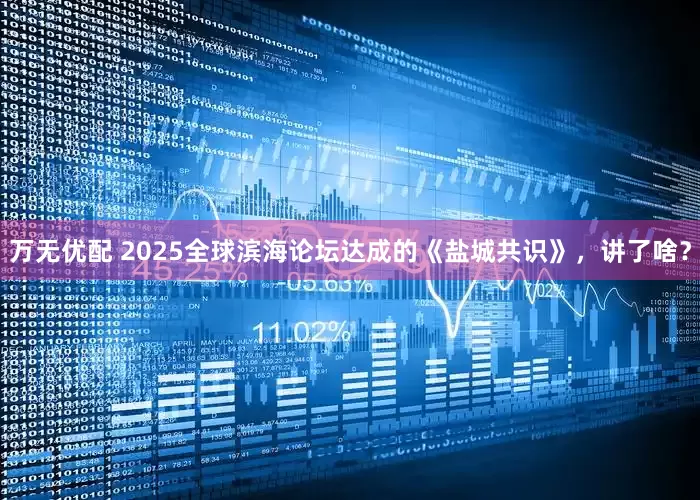 万无优配 2025全球滨海论坛达成的《盐城共识》，讲了啥？